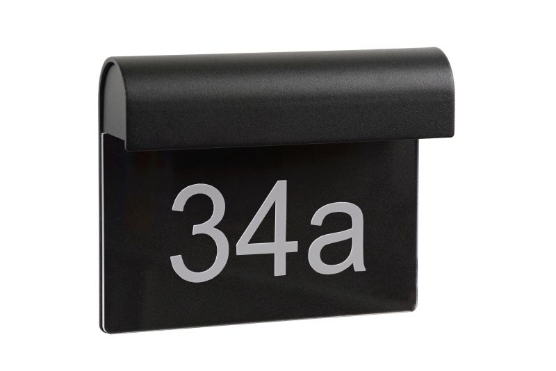 Lucide THESI LED - Nástenné svietidlo Vonkajšie - LED - 1x6W 3000K - IP54 - Čierne